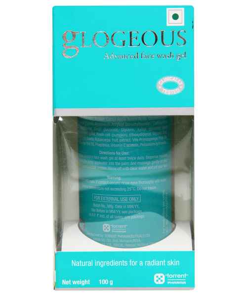 GLOGEOUS FACE WASH 100GM GEL ( TORRENT PHARMACEUTICALS LTD ) MedPlusMart
