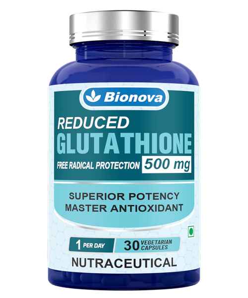 glutathione biocare BIONOVA REDUCED GLUTATHIONE 500MG 30S CAP ( PRAGATI BIOCARE PVT LTD )