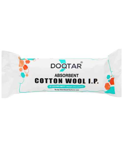 DOQTAR ABSORBENT COTTON WOOL IP 15GM NETT