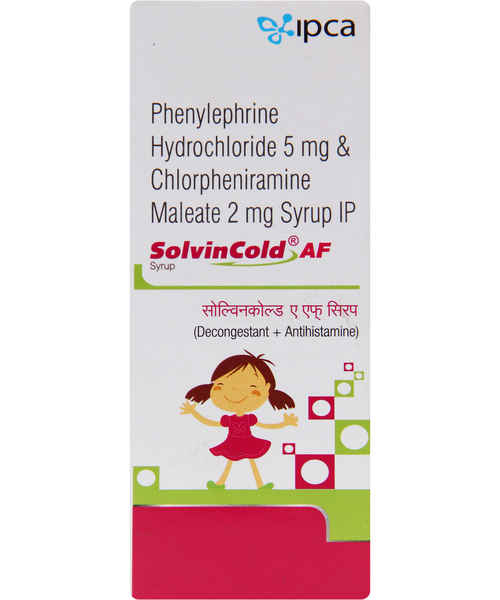 SOLVIN COLD AF 60ML SYP ( IPCA LABORATORIES LTD ) - Buy SOLV - MedPlusMart