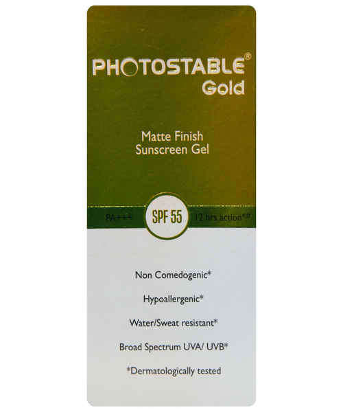 PHOTOSTABLE GOLD SUNSCREEN PA+++ SPF 55 50GM GEL
