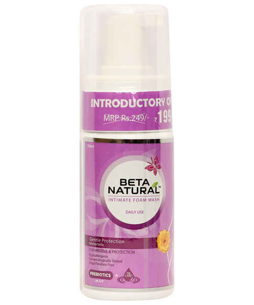 BETA NATURAL INTIMATE FOAM WASH GENTLE PROTECTION 100ML