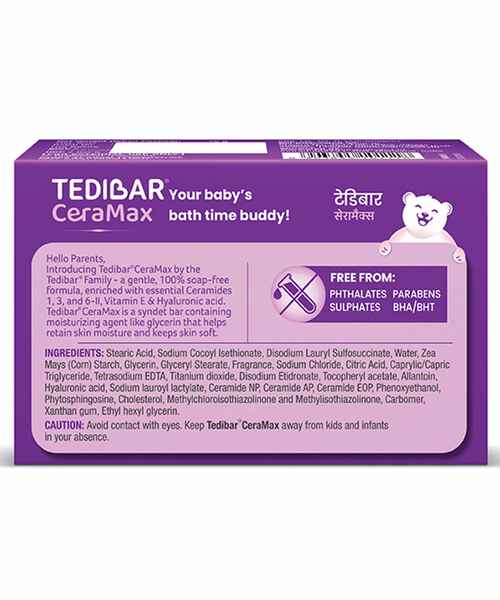 Buy TEDIBAR CERAMAX 75GM SOAP Online at best Price in India MedPlusM