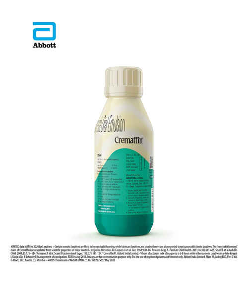 CREMAFFIN CONSTIPATION RELIEF LIQUID MINT 225ML ( CREMAFFI MedPlusMart