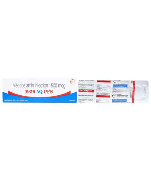 B 29 AQ PFS 1ML 1500MCG INJ ( CORONA REMEDIES PVT LTD ) - Buy B 29 AQ B 29 AQ PFS 1ML 1500MCG INJ ( CORONA REMEDIES PVT LTD ) - Buy B 29 AQ