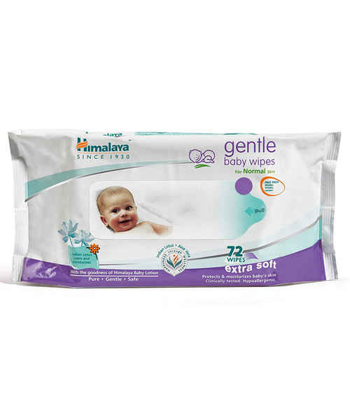 Buy Himalaya Gentle Baby Wipes 72S MedPlus