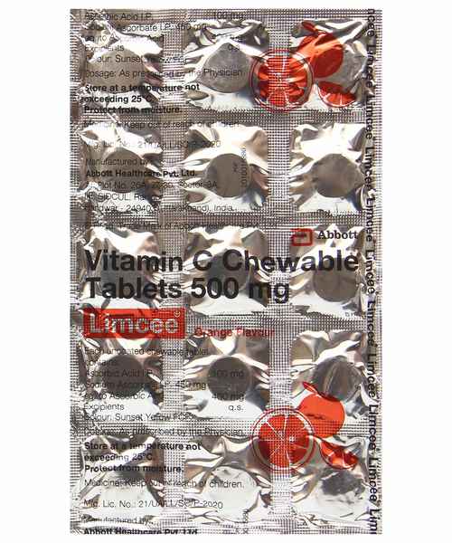 Limcee Chewable Tablets 500 Mg Abbott Buy Limcee Chewable Tablets 500 Mg Online At Best Price In India Medplusmart