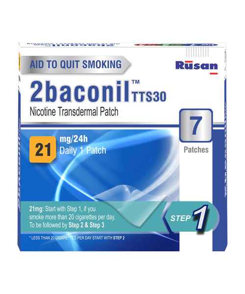 2BACONIL TTS30 21MG PATCH ( 2BACONIL ) - Buy 2BACONIL TTS30 - MedPlusMart