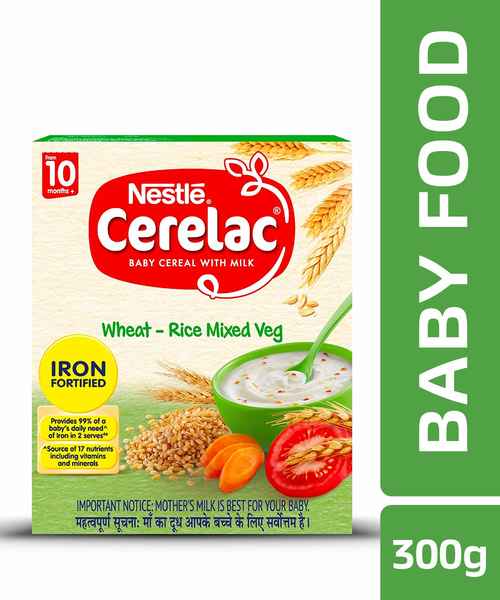 Vegetable cereal for hot sale baby