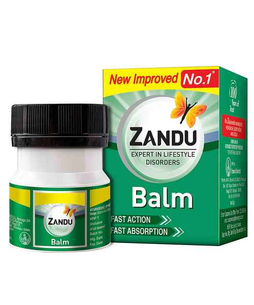 ZANDU BALM FOR HEADACHE, BACKACHE & COLD, 50 ML