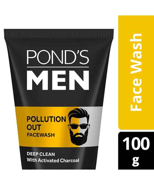 PONDS MEN POLLUTION OUT DEEP CLEAN FACE WASH 100GM