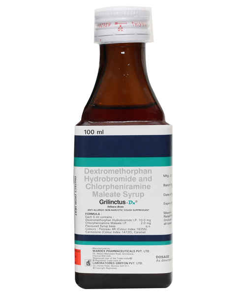 Buy Grilinctus Dx 100ml Syrup MedPlus