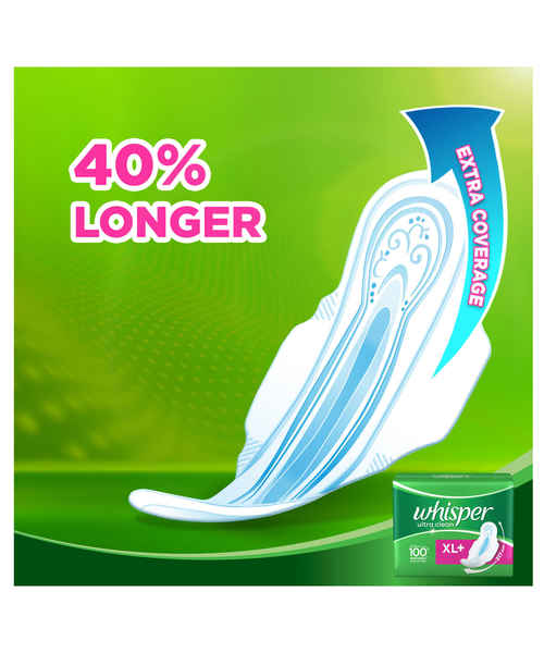Buy Whisper Ultra Clean Sanitary Napkin with Wings (XL+) 7 Pads Online at  Best Prices in India - JioMart.